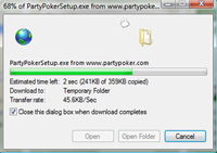 Install PartyPoker - Step 1 - Download PartyPoker