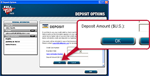 Full Tilt Poker Bonus & Deposit - Step 5: Choose the amount you wish to deposit, click OK