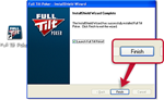 Install Fulltilt poker - Step 7 -Click Finish to complete the installation