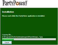 PartyPoker Installing