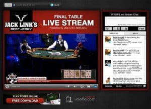 2011 WSOP Série mondiale vit flux de Poker