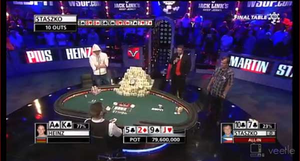 2011 wsop main event final hand world series of poker
