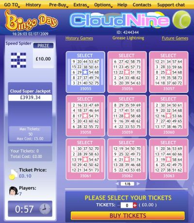 75 bolas del bingo en línea la versión EE.UU. EE.UU.