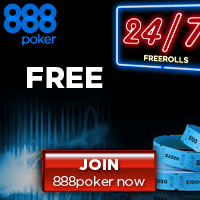 888 poker 24/7 freerolls