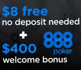 888Poker free poker bankroll