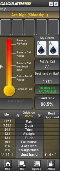 Calculatem Pro odds calculator tool