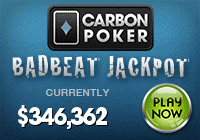 Last Carbon Poker Bad Beat Jackpot