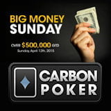 carbon poker big money sunday