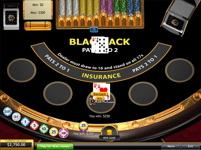Blackjack one player
