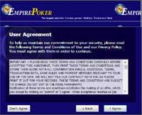 empire poker user