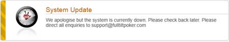 Full Tilt Poker lukket