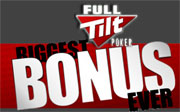 full tilt poker biggest bonus ever - 