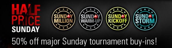 half price sunday pokerstars