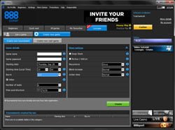 partidos en casa 888poker