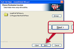 Installere FullTilt Poker - Step 5 - Select the folder click Next
