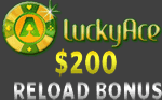 Luckyace Poker Reload Bonus Code March - April 2011