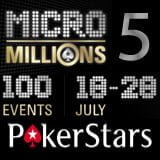 MicroMillions 5 PokerStars Turneringer