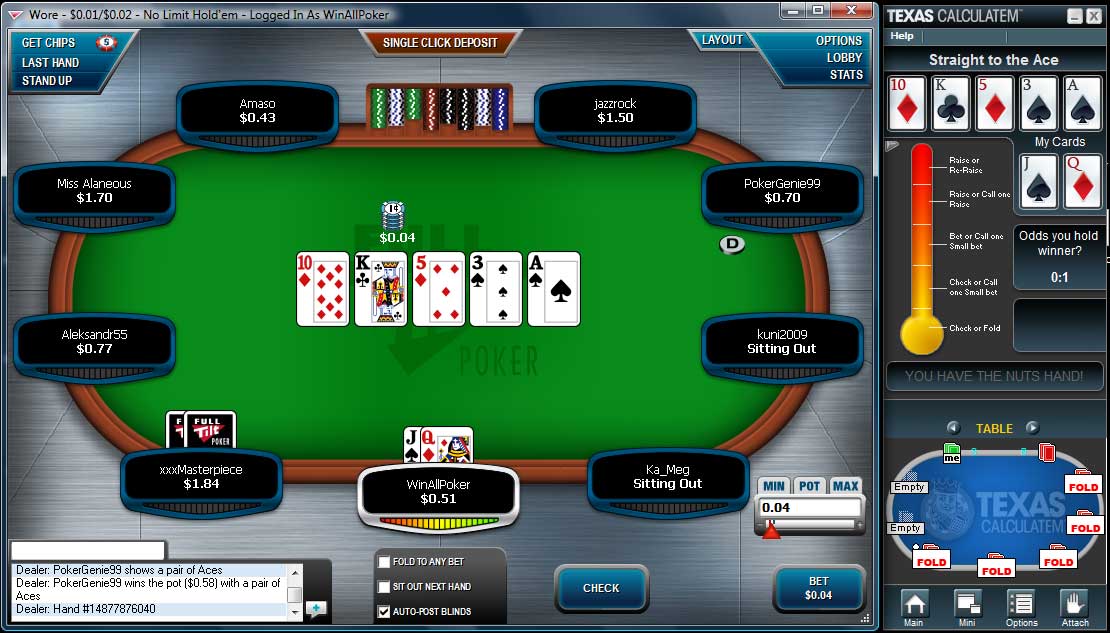 Calculatem pro v5.3.58 texas holdem poker odds softwarewindows 7 vista xp