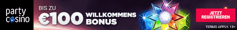 party casino bonuscode