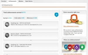 party poker achievements