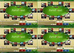 Party poker's new improved multi table