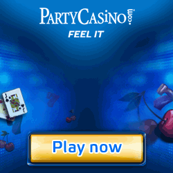 Party Casino Bonus kode - blackjack, slots, roulette og poker