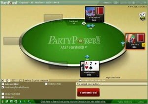 partypoker fast forward
