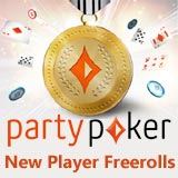 Party Poker Frirullar för Nya Spelare