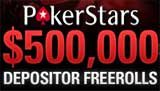 pokerstars deposit bonus poker stars freerolls - 