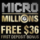 pokerstars micromillions bonus