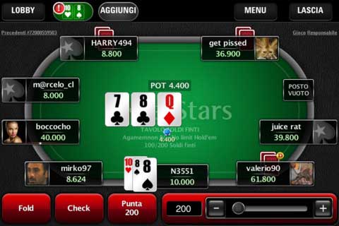 pokerstars mobile app