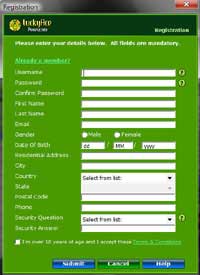 register lucky ace poker