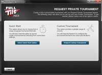 Anfrage privates Turnier bei Full Tilt Poker