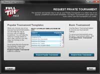 Full Tilt Poker Anfrage privates Turnier