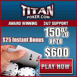 Titan Poker Deposit bonus code TitanPoker