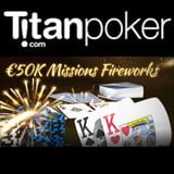 Titan Poker oppdrag fyrverkeri