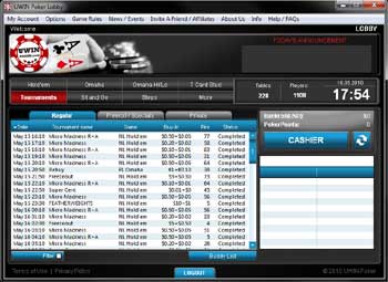 u win poker lobby