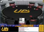 Ultimate Bet Poker table