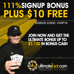 ultimatebet Bonus code