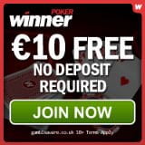 Winner Poker Free 10 USD or EUR